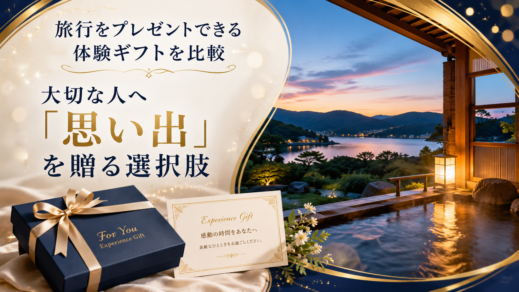 旅行をプレゼントできる体験ギフトを比較|JTB「してね」など特徴・料金・贈り方を解説