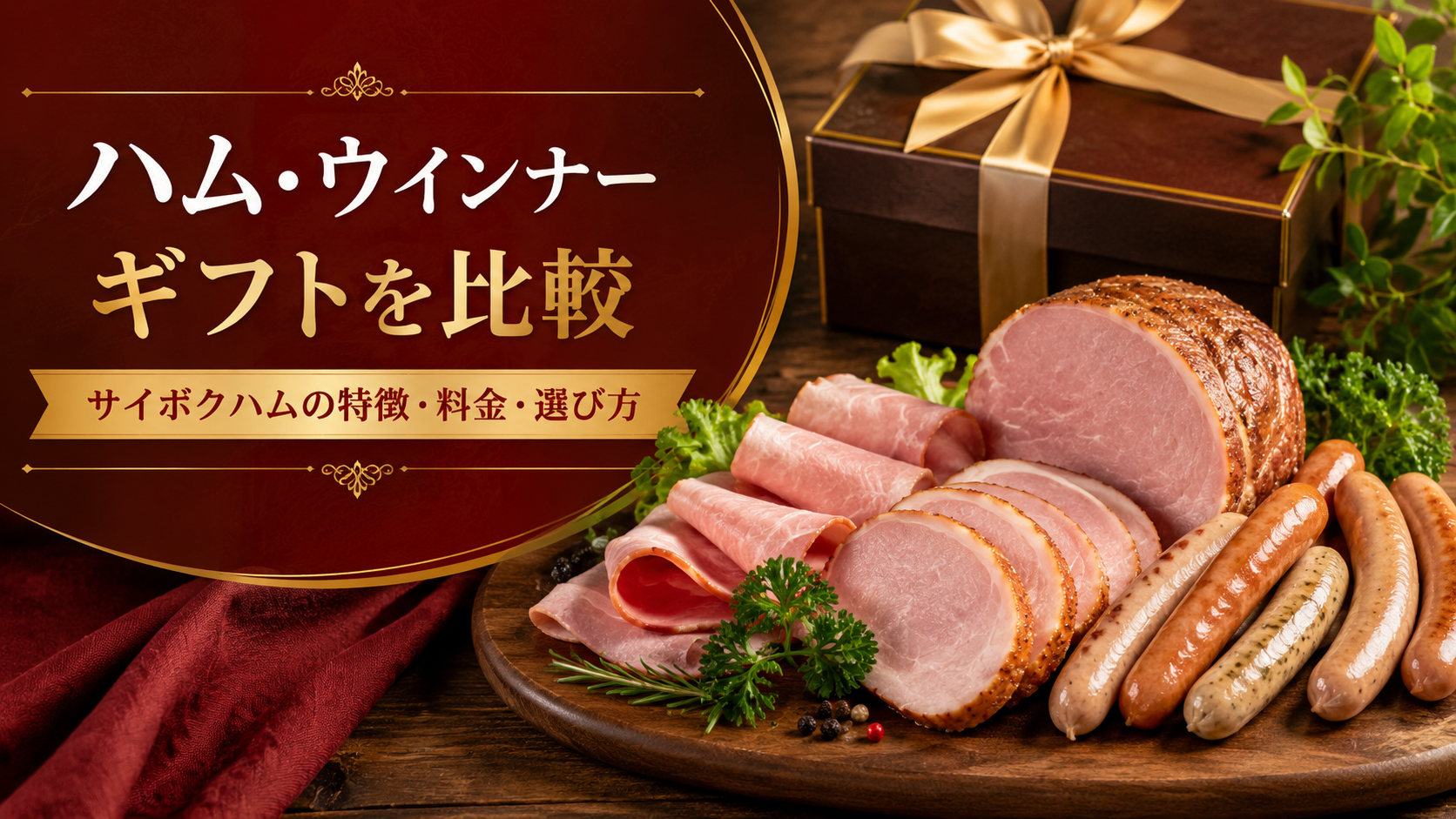 ハム・ウインナーギフトを比較|サイボクハムの特徴・料金・選び方を紹介